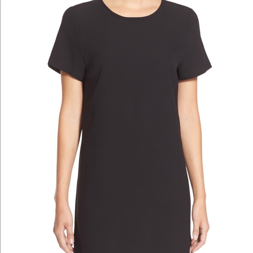 Nordstrom Short Sleeve Black Dress